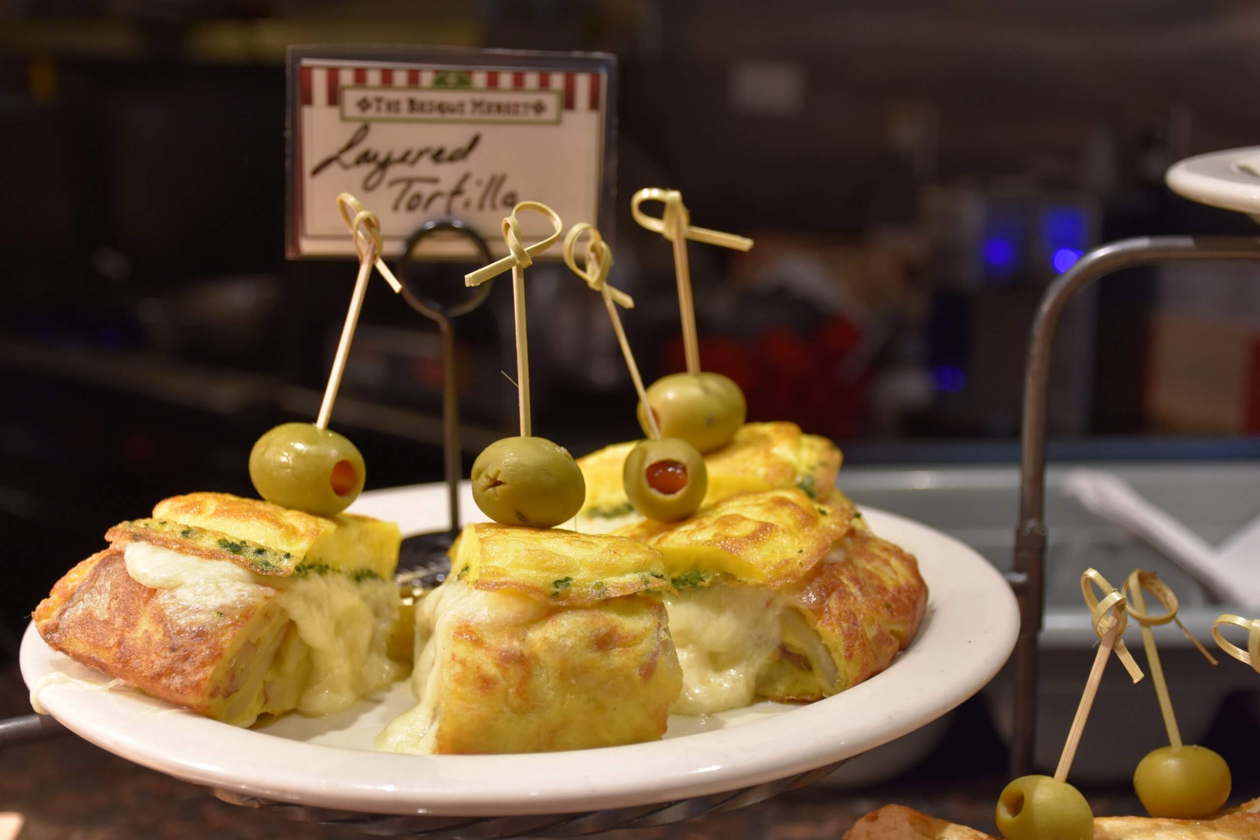 small tapas dish at Basque Market