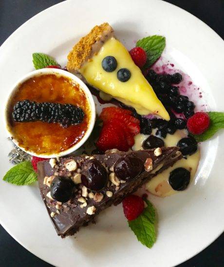 portneuf grille dessert plate