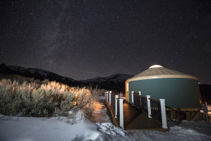 yurt at castle rock state park