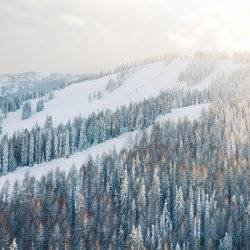 winter view of Lookout Pass Ski Area & Resort