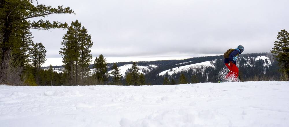 skiing at kelly canyon