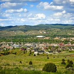 wide valley of Pocatello