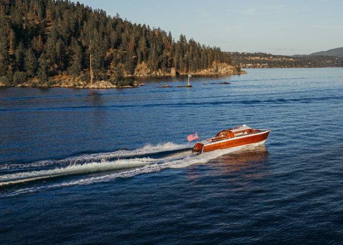 boat on lake coeur d alene