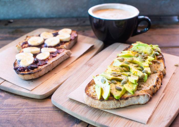 breakfast toast and coffee