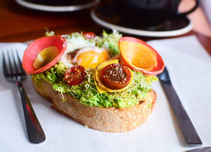 breakfast toast and coffee