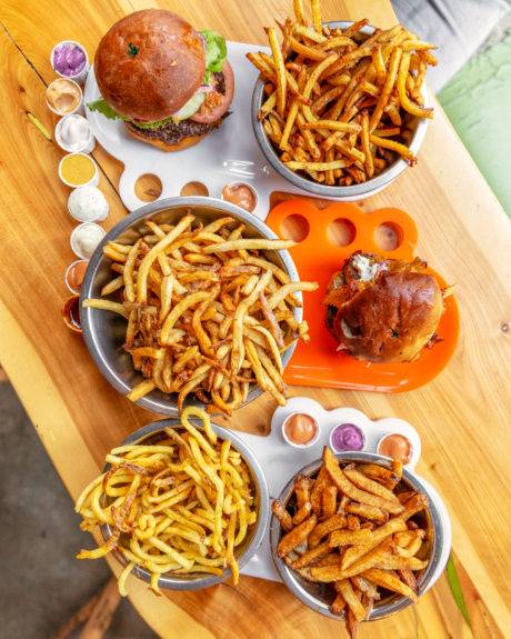 tray of french fries at boise fry company