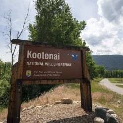 kootenai wildlife refuge sign