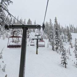 ski lift at silver mountain resort