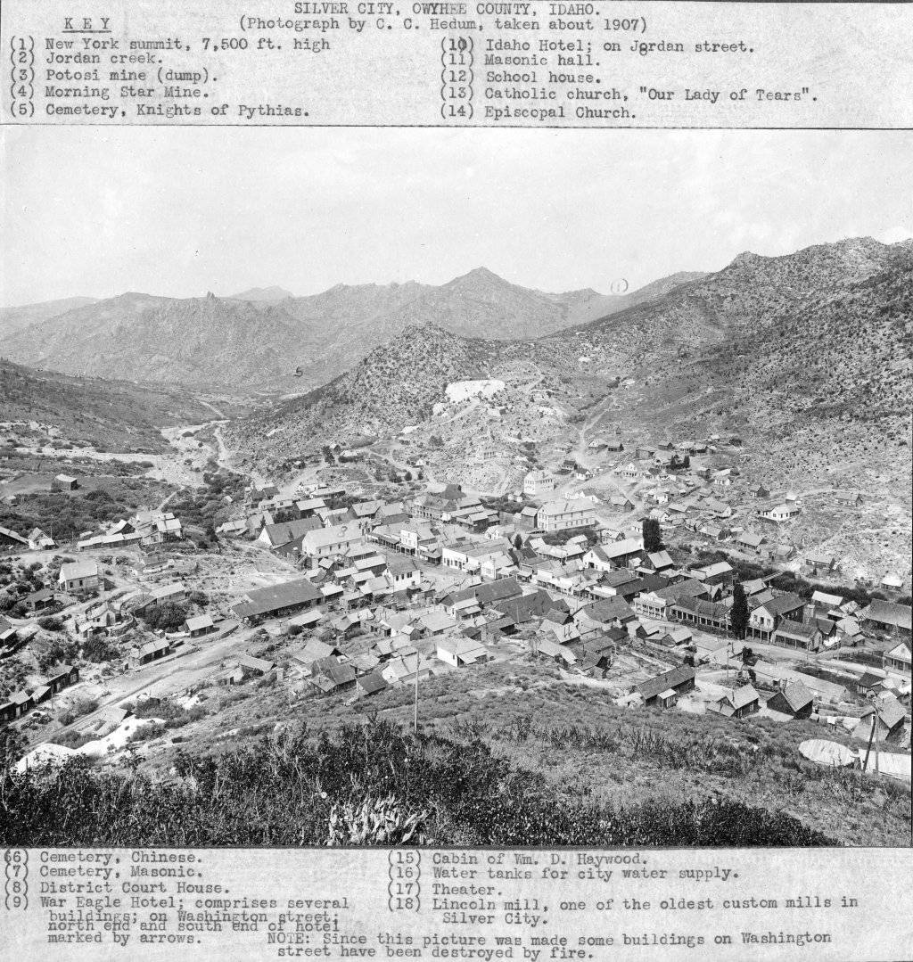 historical photo of silver city 