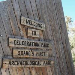 welcome sign for celebration park