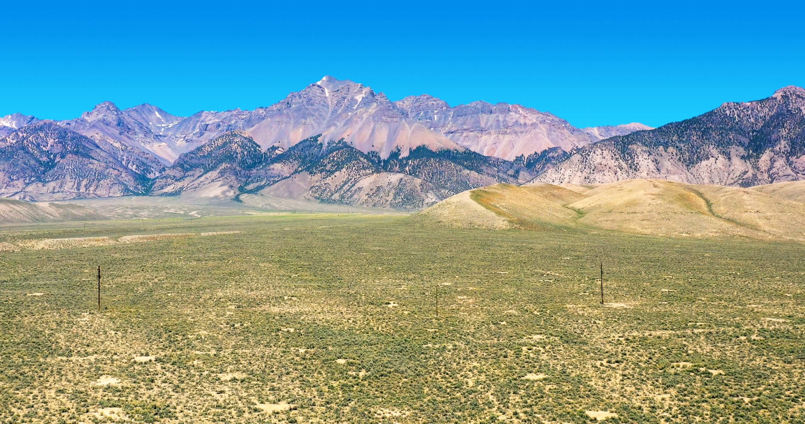 Borah Peak as seen from the Peaks to Craters Scenic Byway