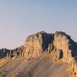 A view of Red Rock Pass at sunset.