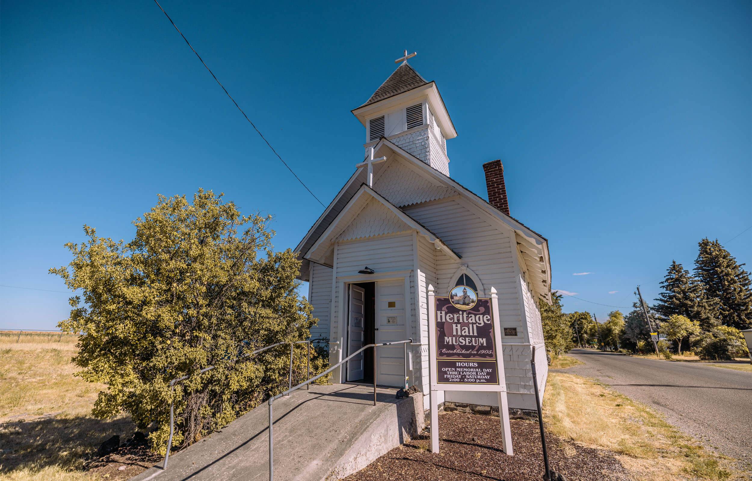 Exterior of the Heritage Hall Museum.