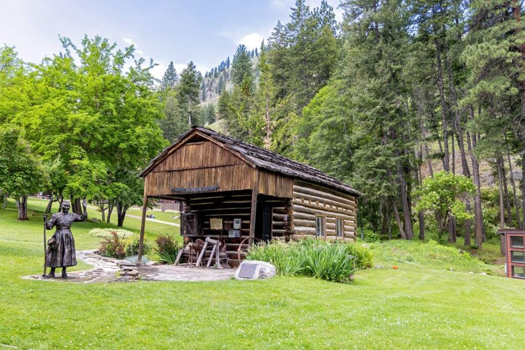 Exterior of Polly Bemis Ranch near Riggins.