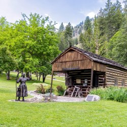 Exterior of Polly Bemis Ranch near Riggins.