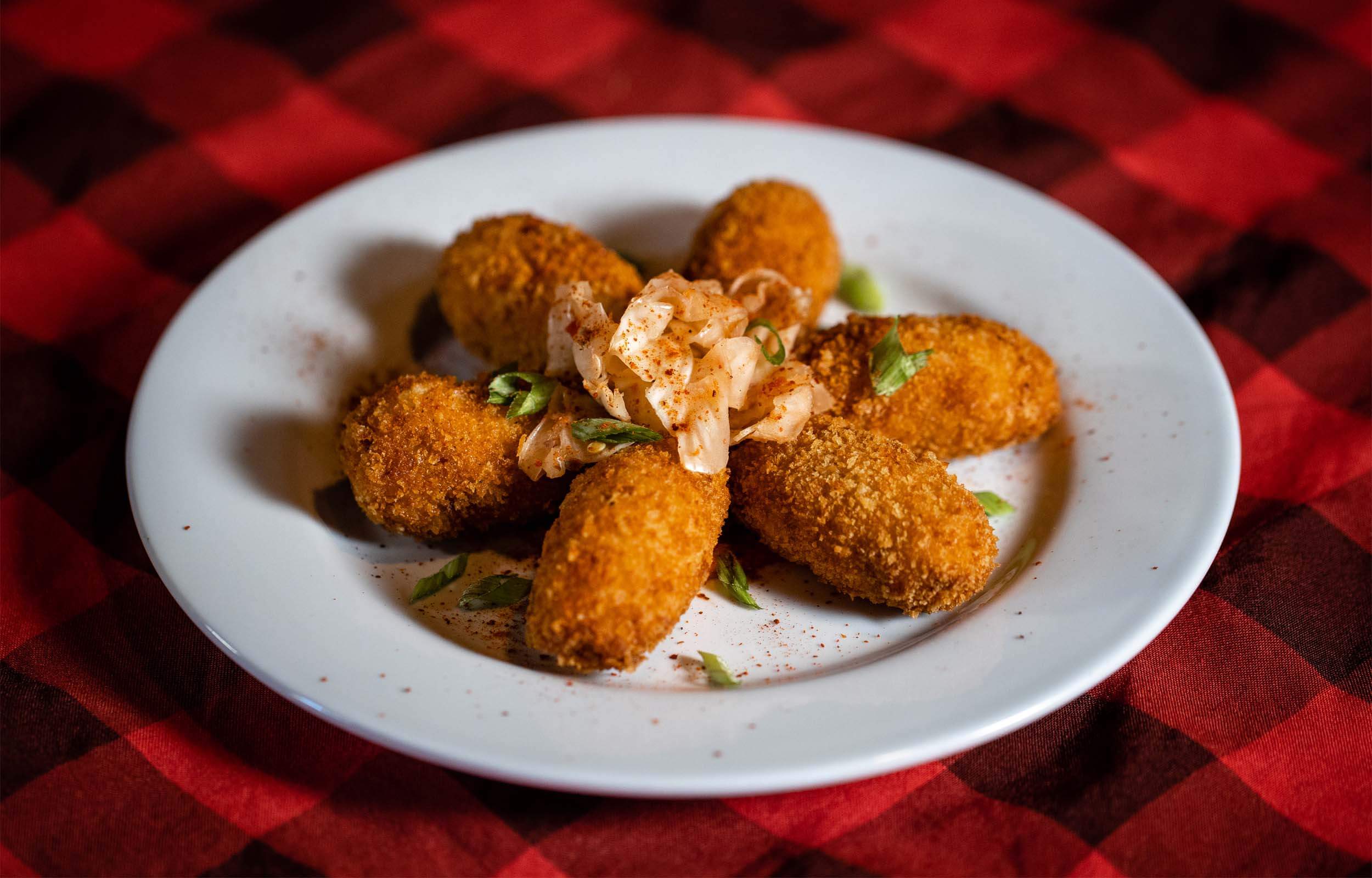 A plate of food at Leku Ona, a Basque restaurant in Boise.