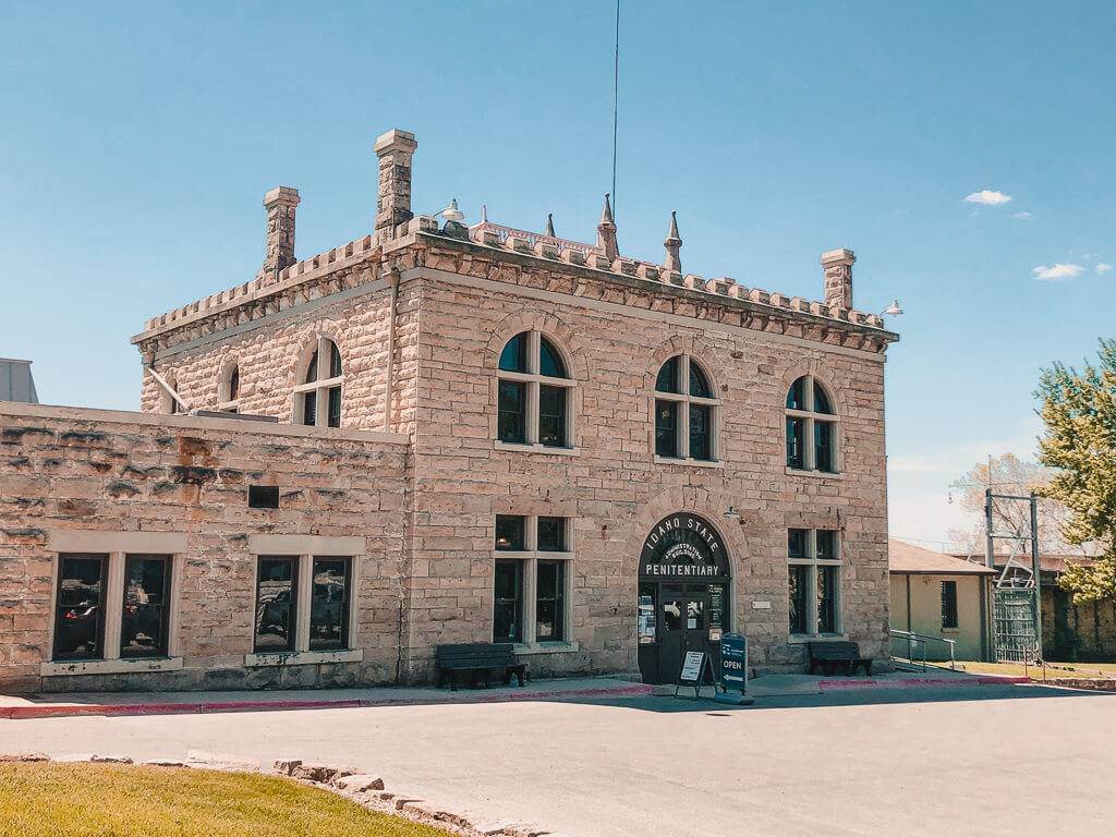 Exterior of the Old Idaho Penitentiary.