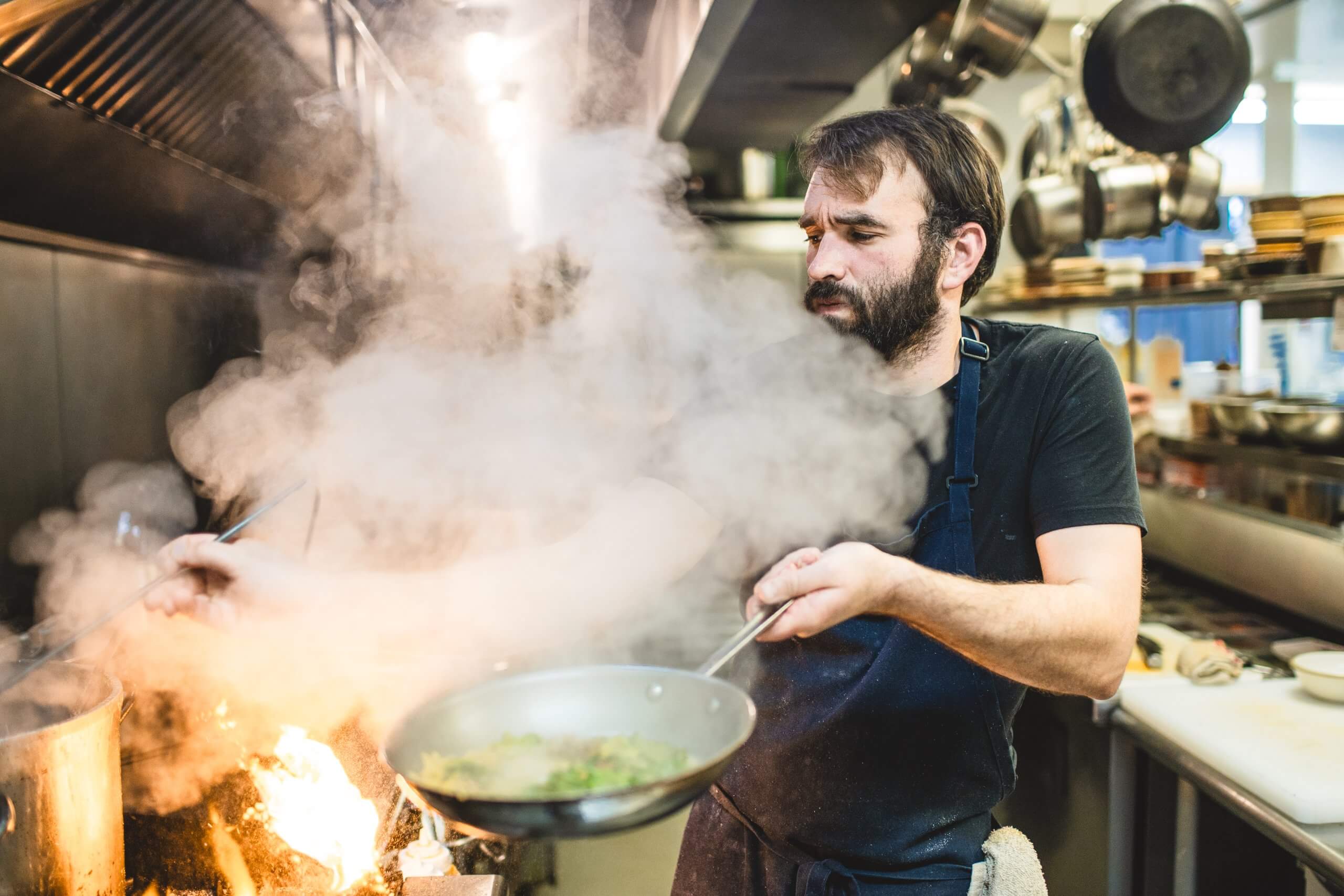 Chef Ben Barlow at Stanley Supper Club.