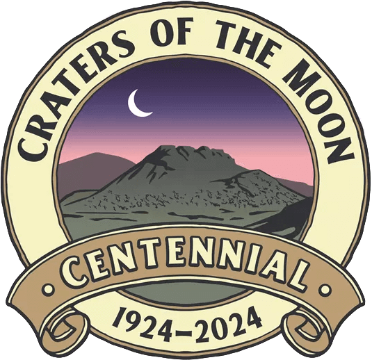 Craters of the Moon Centennial Logo