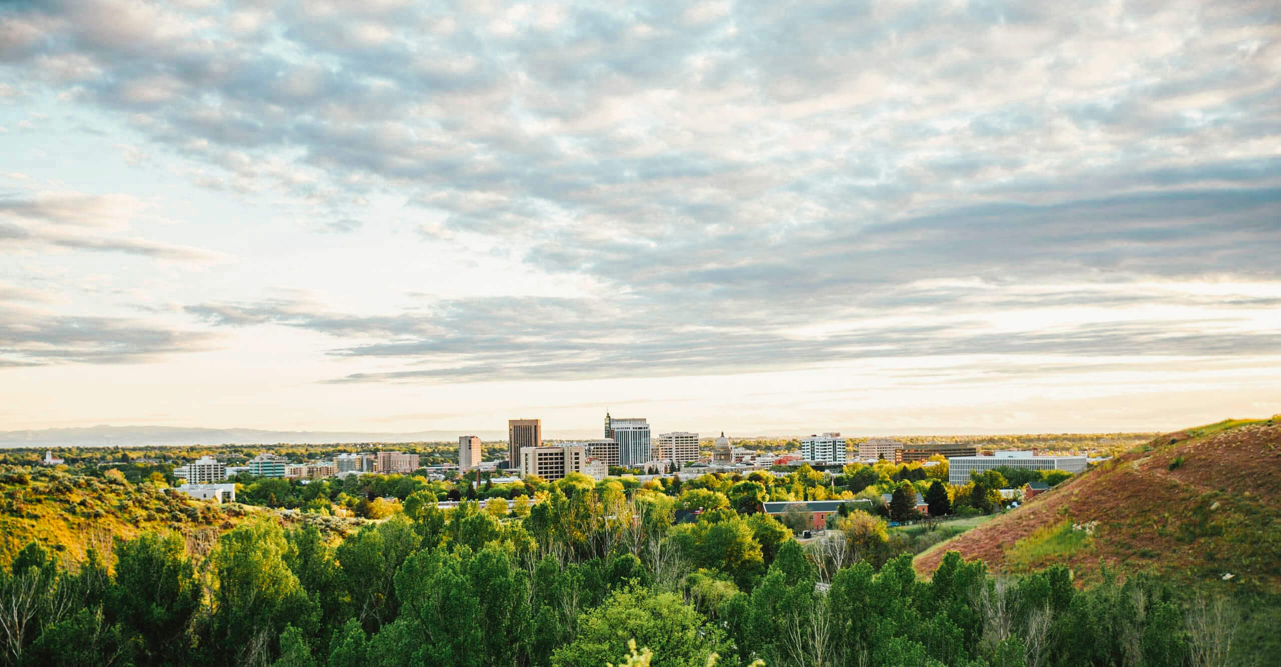 Overlooking downtown Boise from the Ridge to Rivers Trail System.