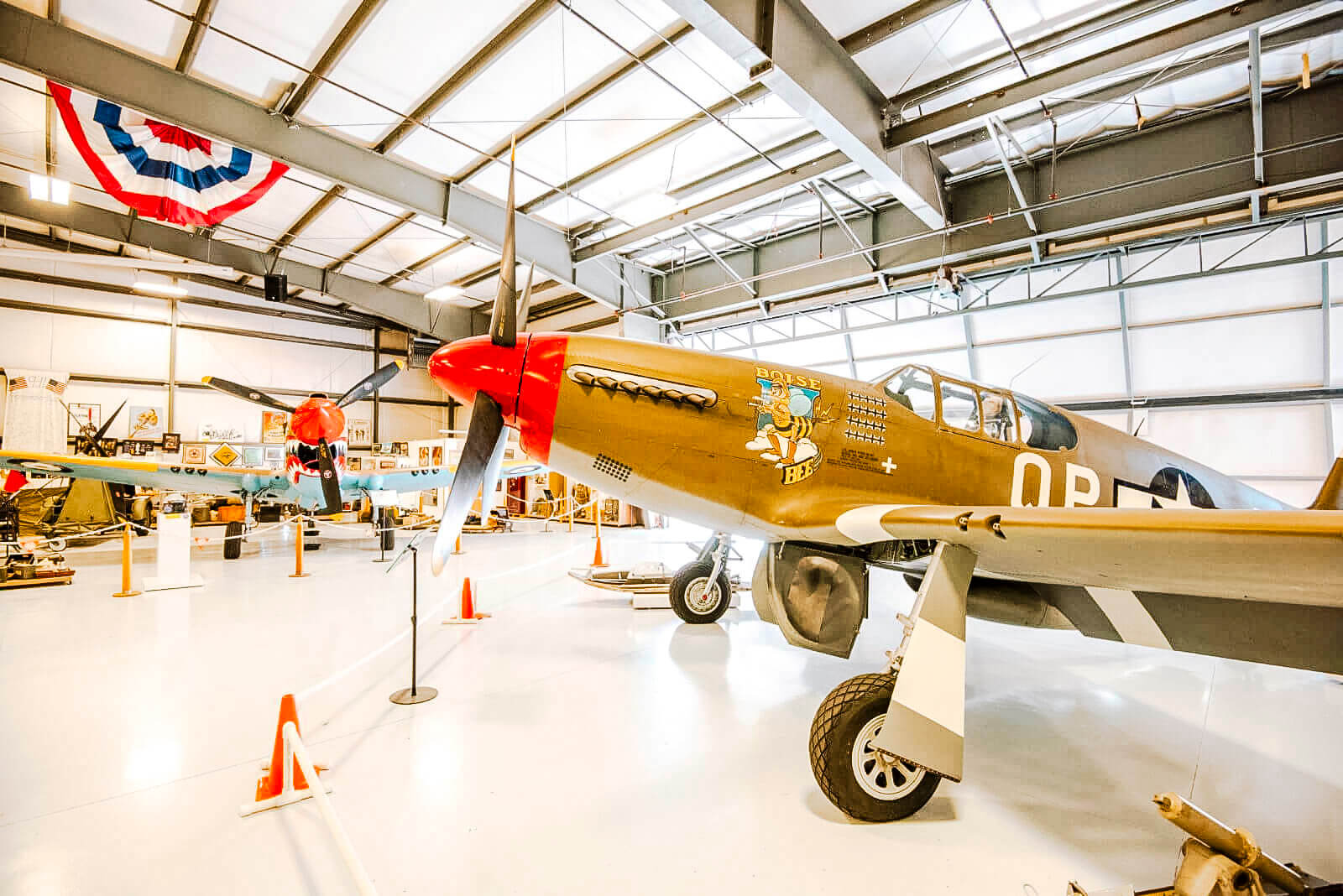 The “Boise Bee” on display at an exhibit in the Warhawk Air Museum in Nampa.