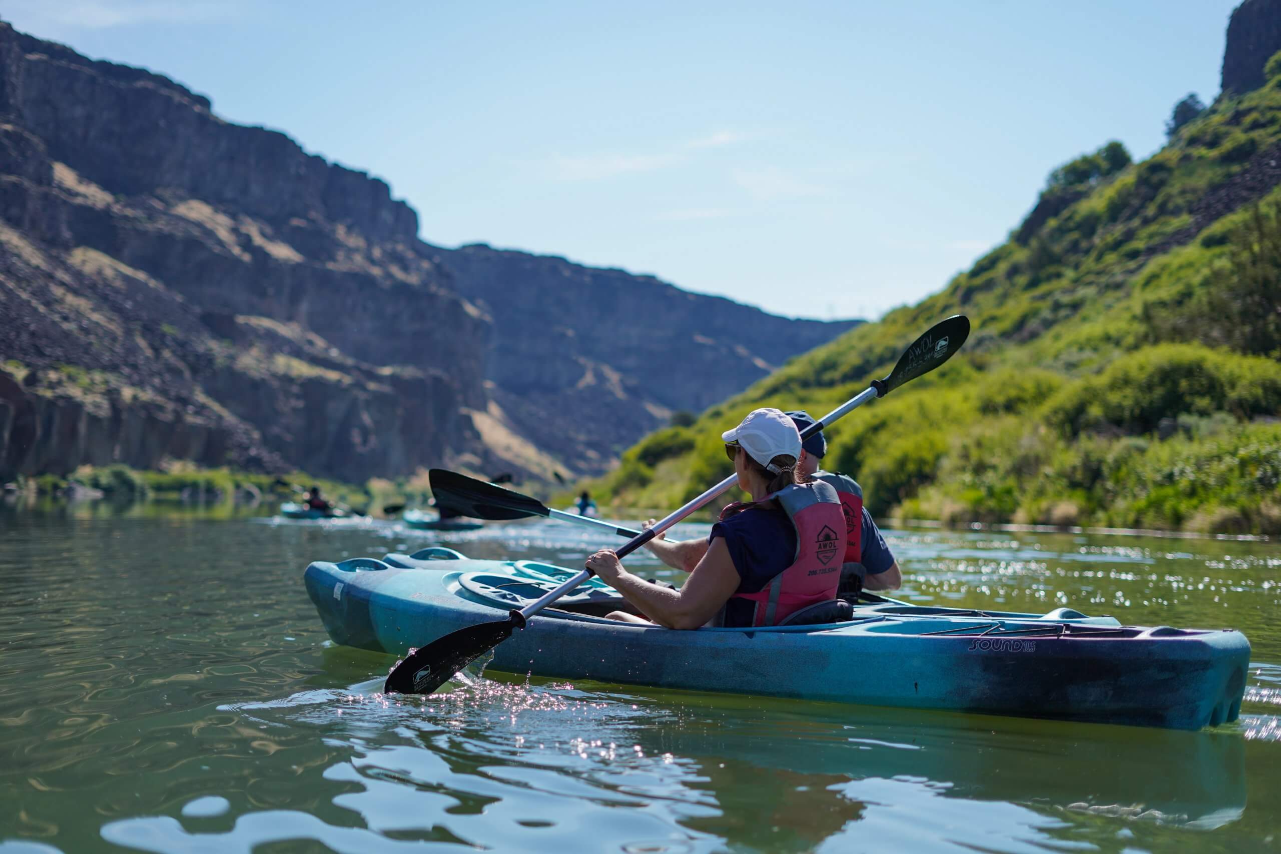 kayak to Shoshone falls 