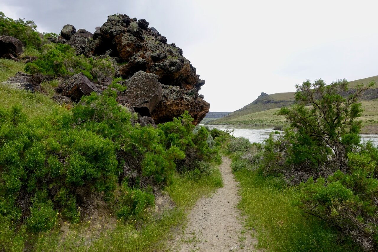 river canyon trail Boise area