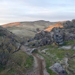 Sunset near Boise Sweet Connie Trail.