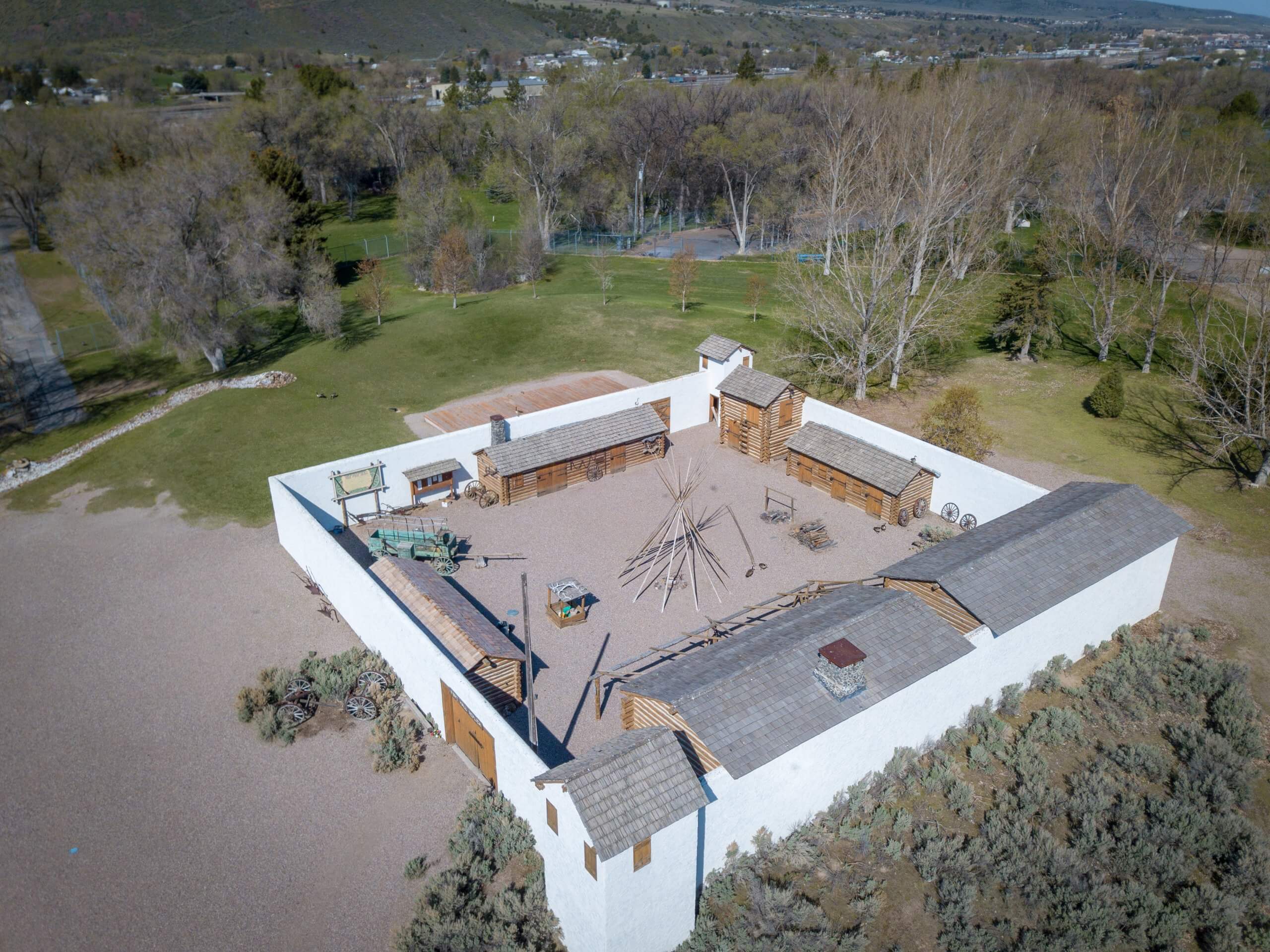 eastern Idaho museum fort hall replica