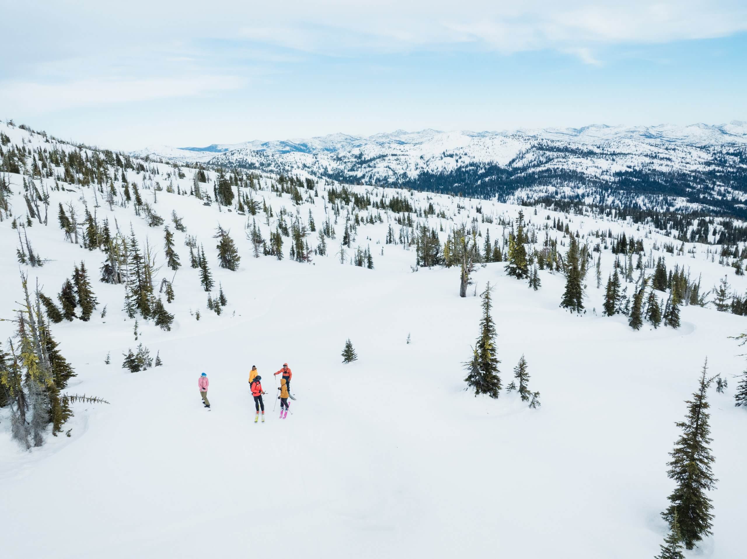 people skiing at Brundage