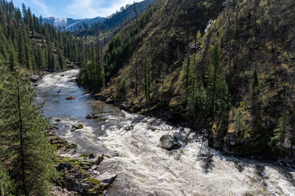 Selway River Rafting through remote wilderness on the Selway River with SOAR Northwest