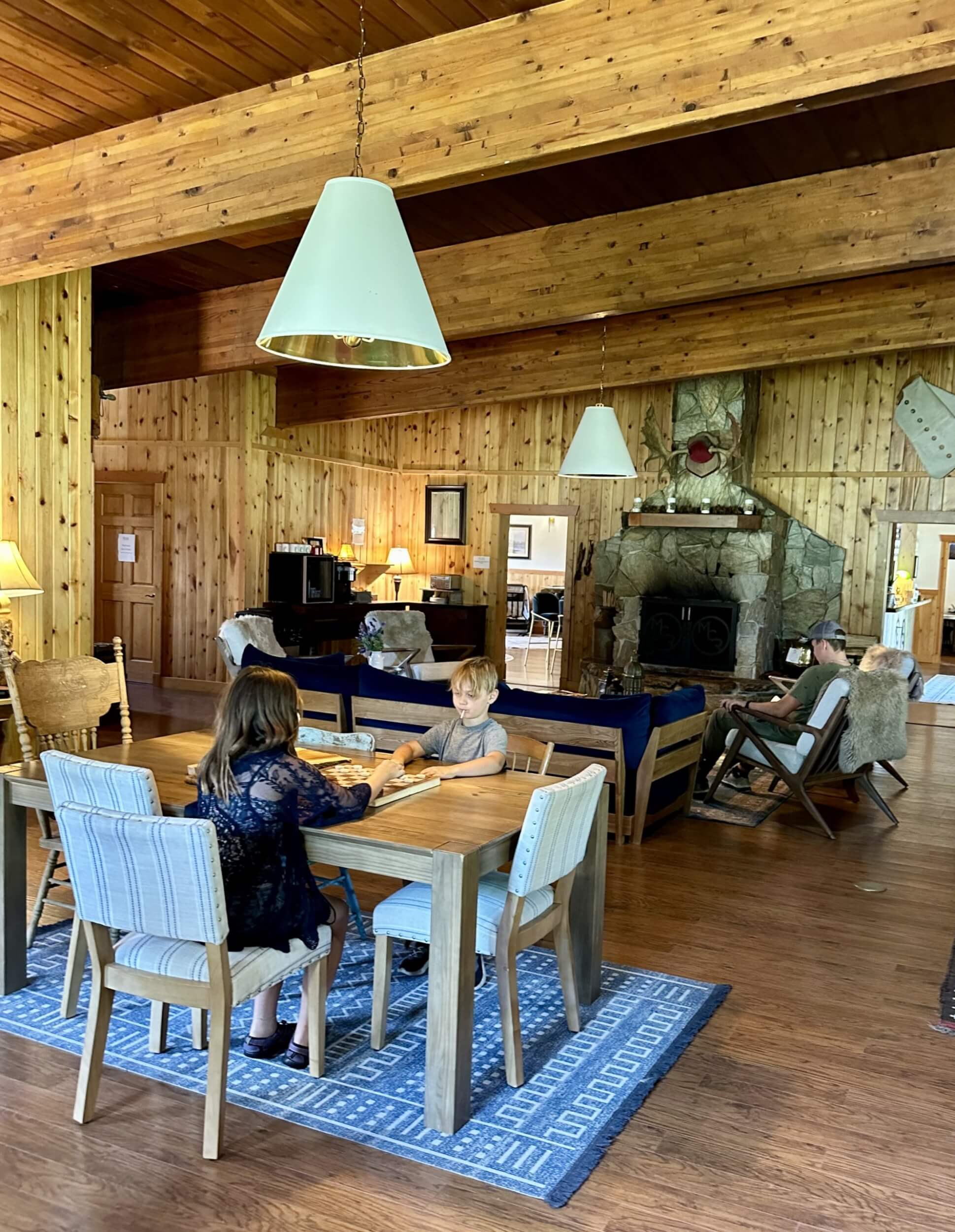moose creek lodge inside