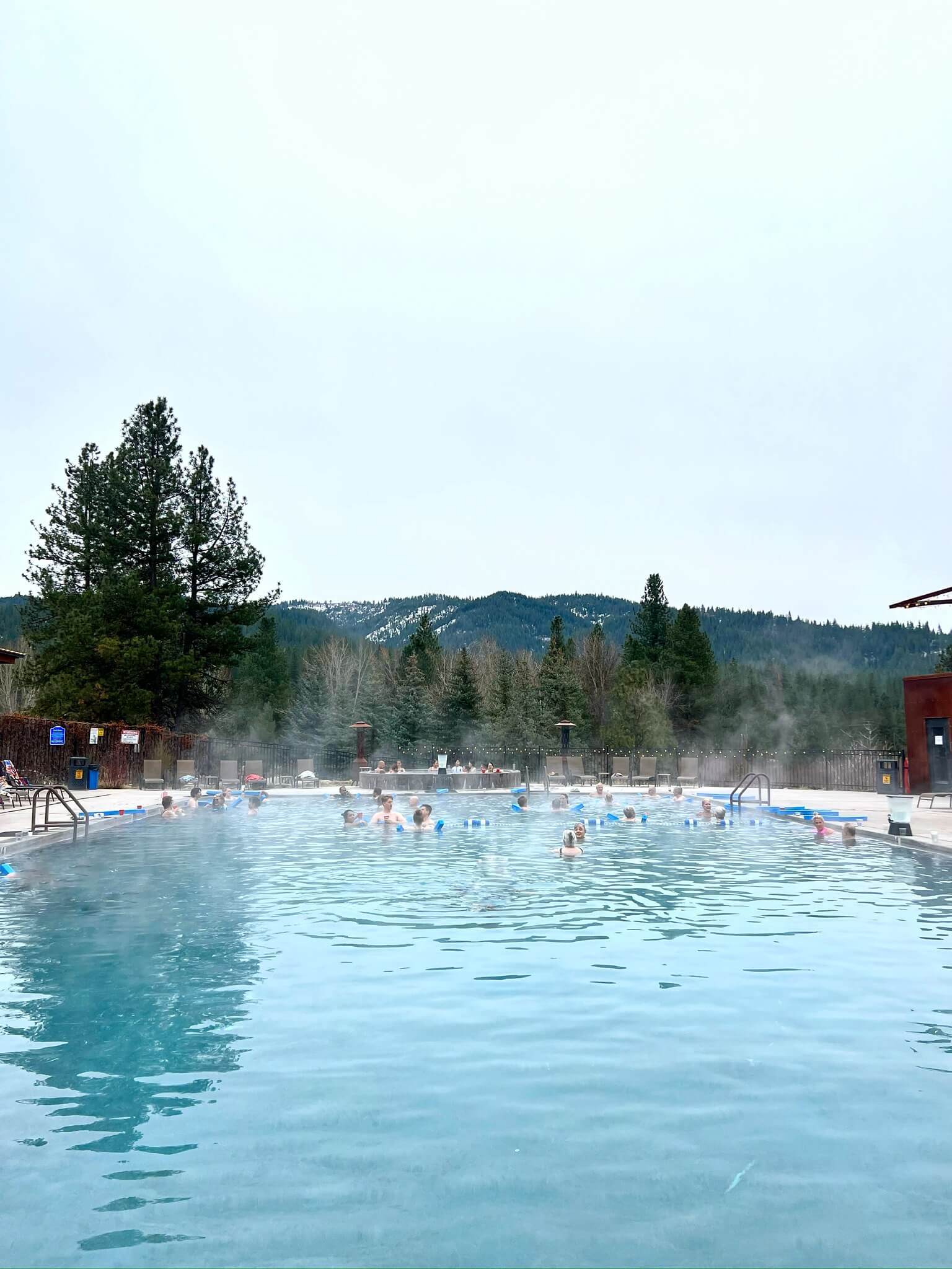 people soaking at The Springs in Idaho City