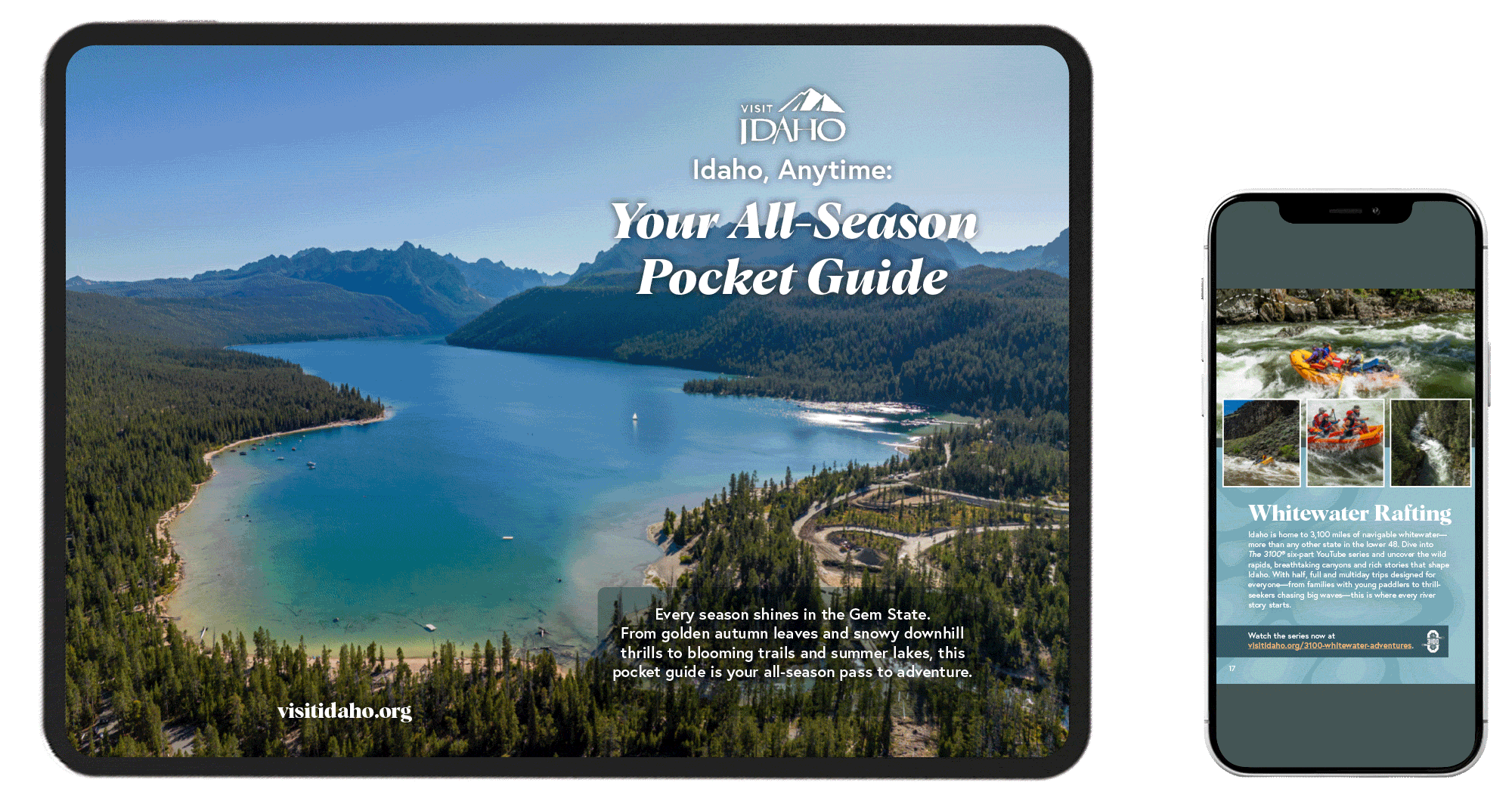 Animated gif of the Idaho All Seasons Pocket Guide.